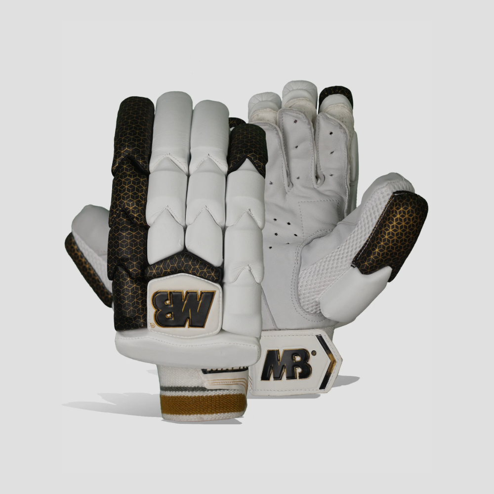 MB Gold Platinium Cricket Gloves