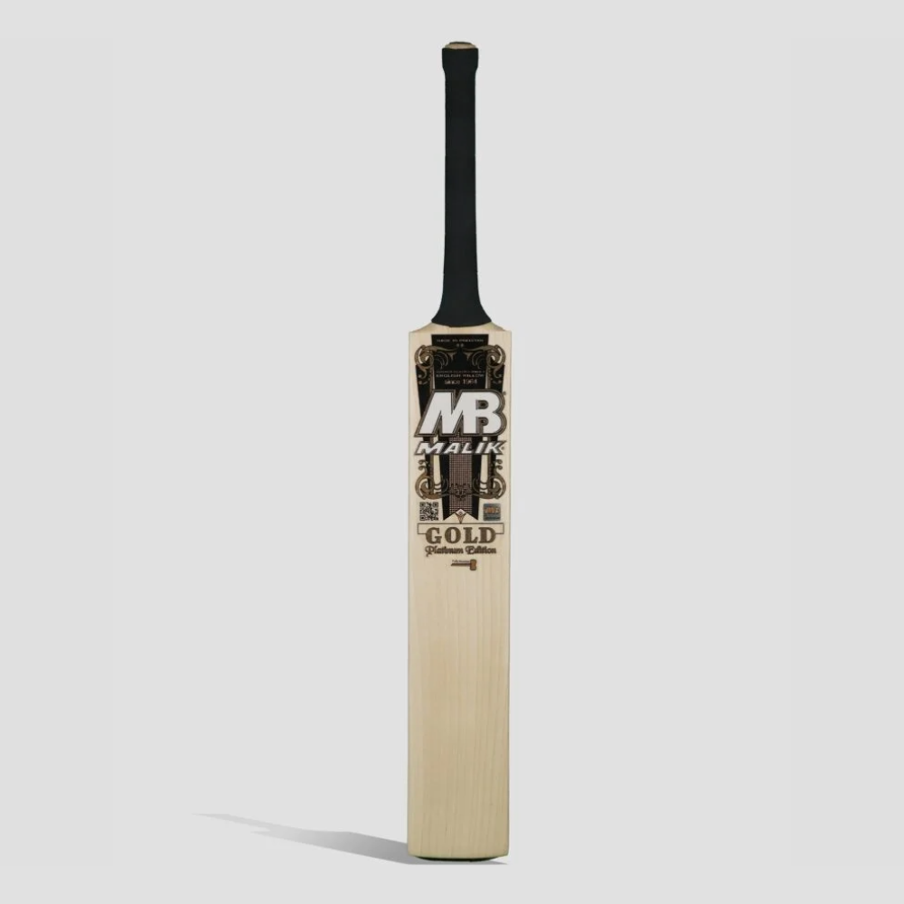 MB Malik Platinum Gold Edition Cricket Bat